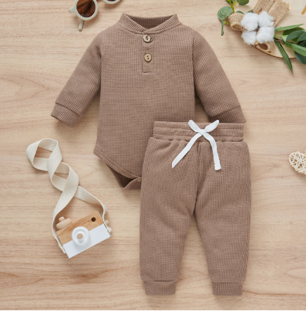 2 Piece Suit Toddler Long Sleeve Romper