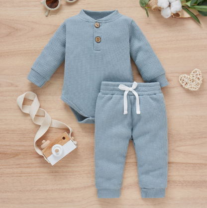 2 Piece Suit Toddler Long Sleeve Romper