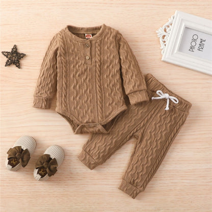 2 Piece Suit Toddler Long Sleeve Romper