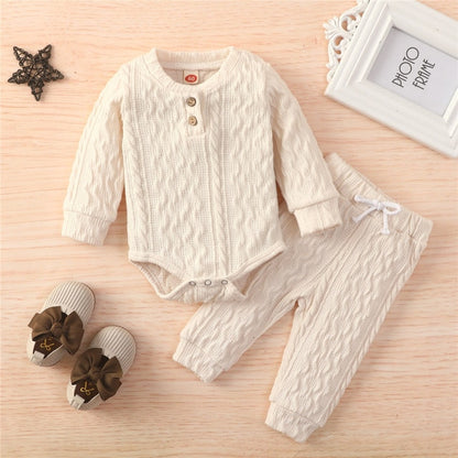 2 Piece Suit Toddler Long Sleeve Romper