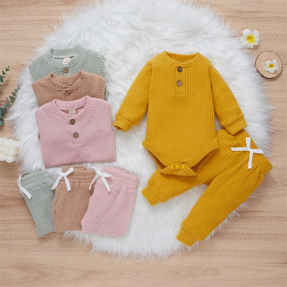 2 Piece Suit Toddler Long Sleeve Romper
